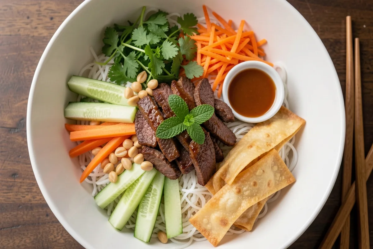 Bo bun : la recette vietnamienne du bœuf sauté au wok