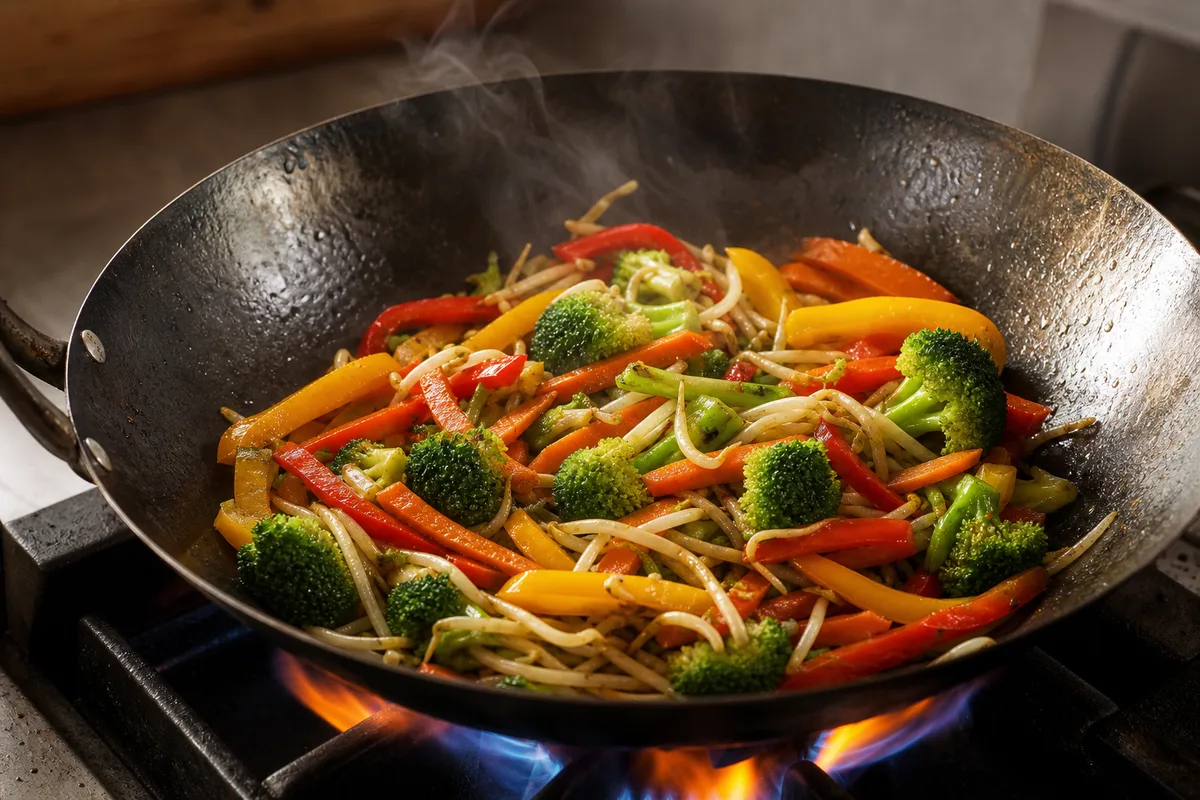 Légumes au wok : la méthode pour un croquant parfait
